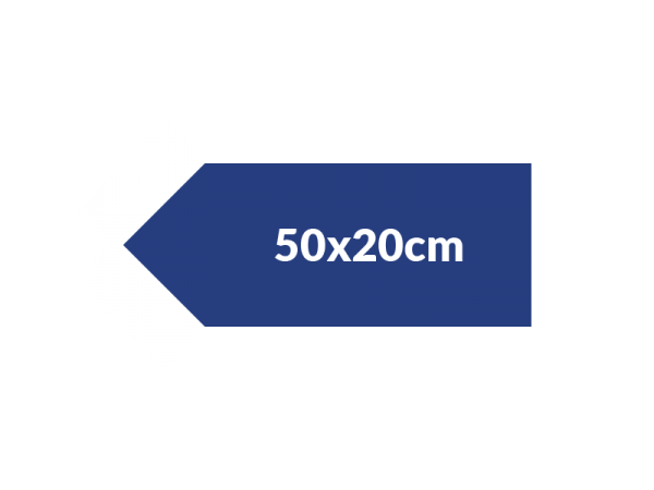 Pijlbord 50x20cm